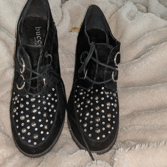 Bucco capensis jeweled platform shoes, worn once - Picture 2 of 2
